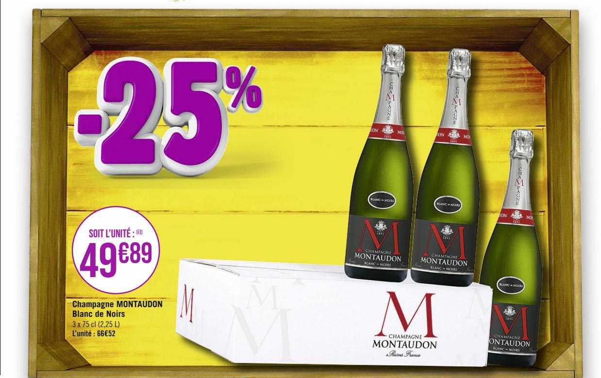 Champagne Montaudon Blanc De Noirs