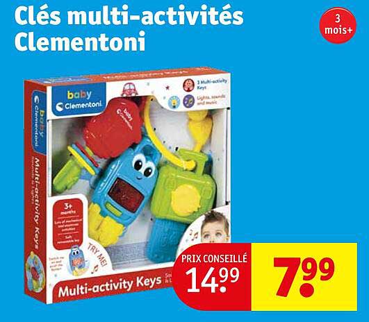 clés multi-activités clementoni