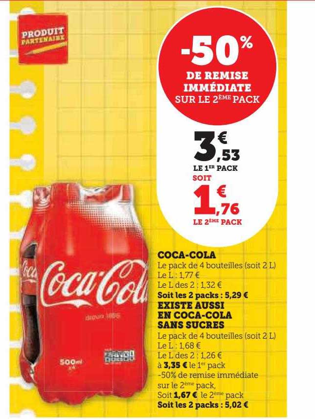 coca-cola, coca-cola sans sucres