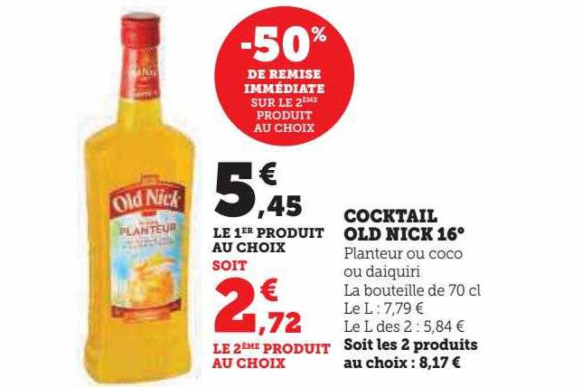 cocktail old nick 16°