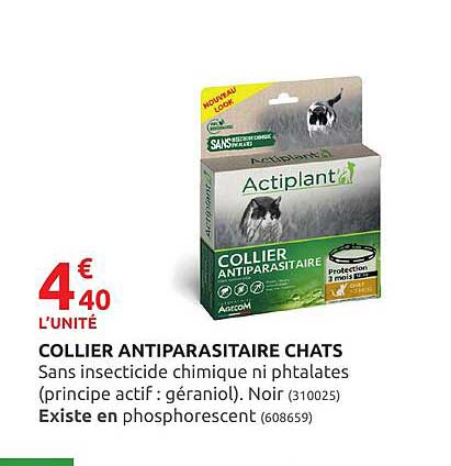 collier antiparasitaire chats