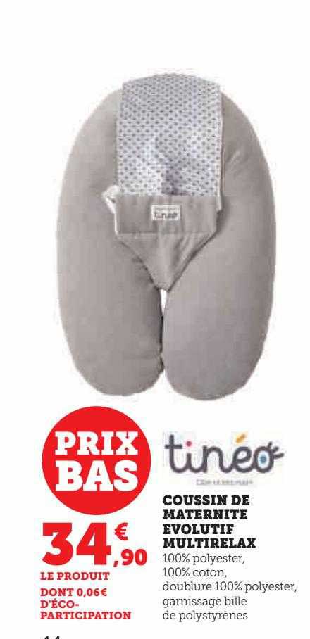 coussin de maternité évolutif multirelax tinéo