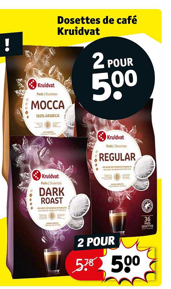 Dosettes De Café Kruidvat