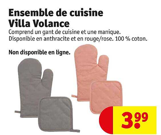 ensemble de cuisine villa volance