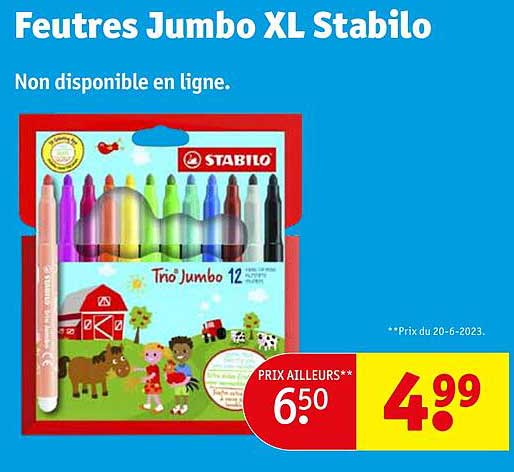 Feutres Jumbo Xl Stabilo