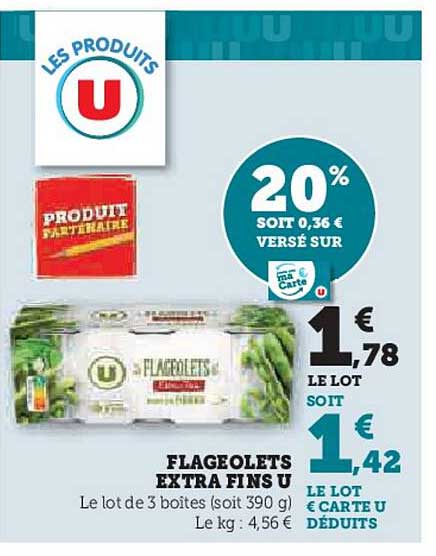 Flageolets Extra Fins U