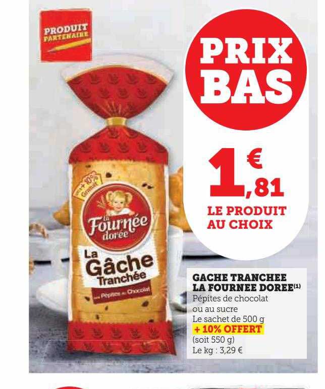 gâche tranchée la fournée dorée