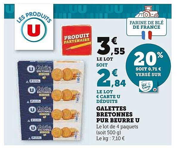 Galettes Bretonnes Pur Beurre U