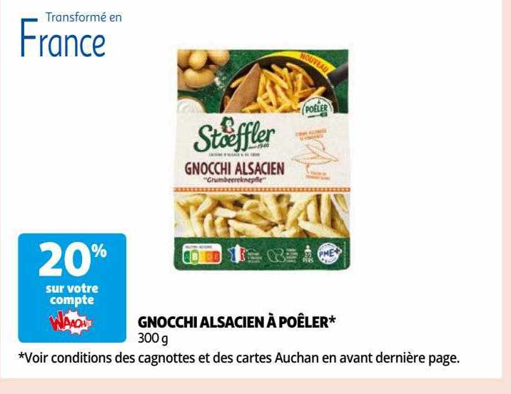 Gnocchi Alsacien à Poêler