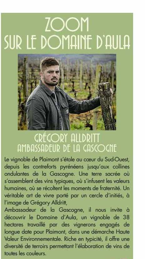 grégory alldritt ambassadeur de la gascogne