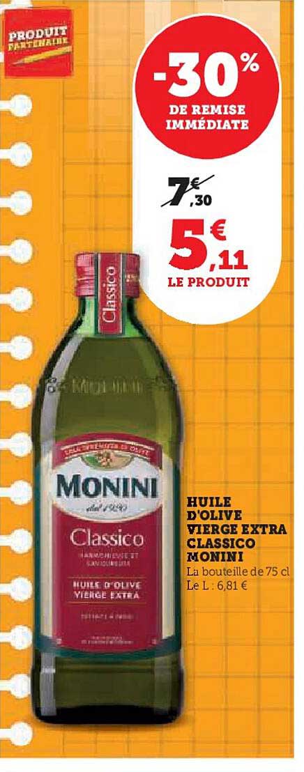 Huile D'olive Vierge Extra Classico Monini
