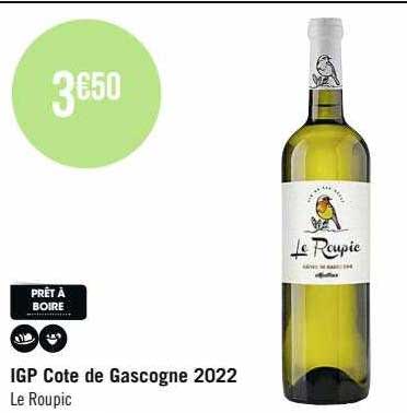 igp côte de gascogne 2022 le roupic