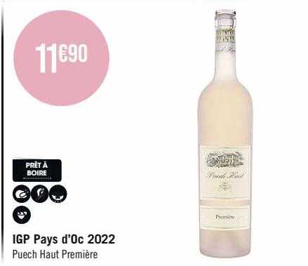 igp pays d'oc 2022 puech haut première