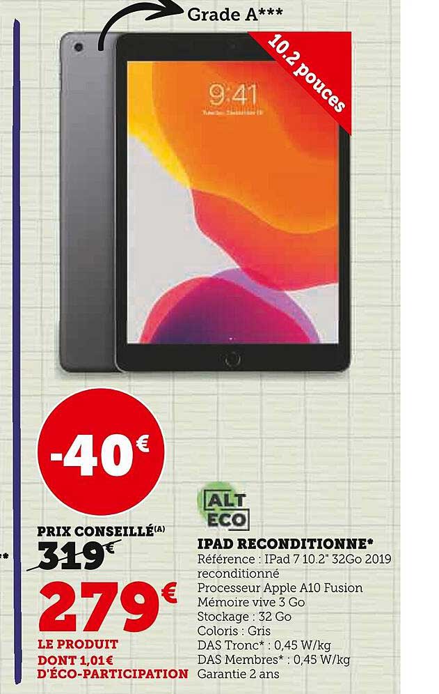 Ipad Reconditionné Alt éco