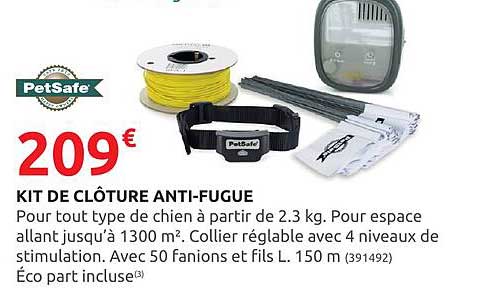 Kit De Clôture Anti-fugue Petsafe