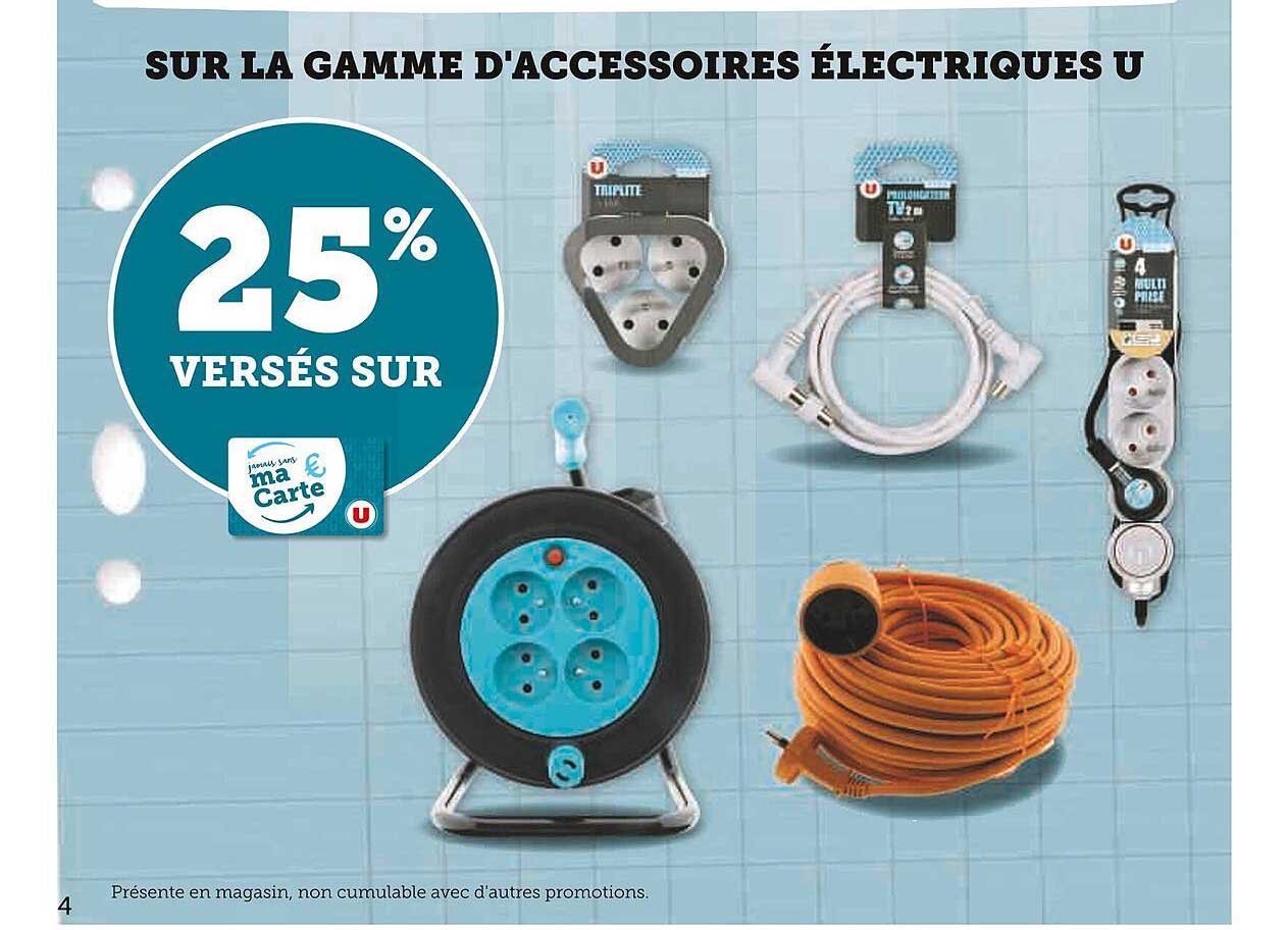 la gamme d'accessoires électriques u