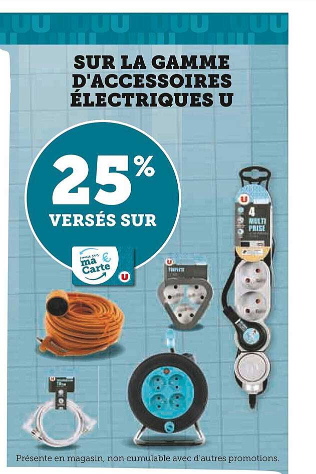 la gamme d'accessoires électriques u