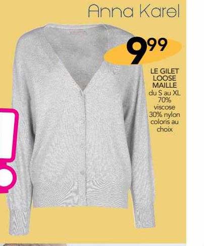 le gilet loose maille anna larel