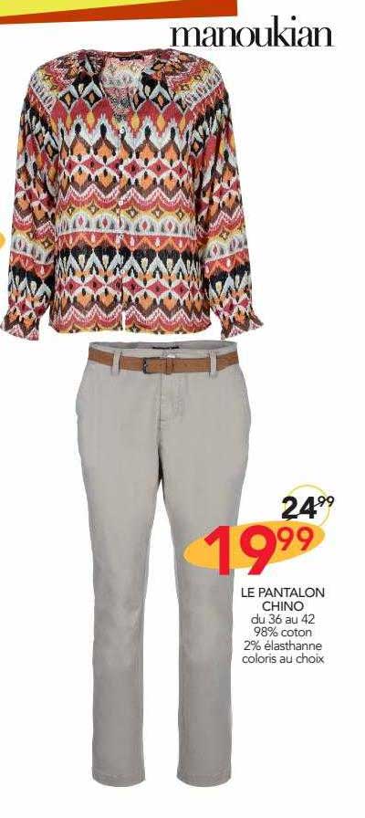 le pantalon chino manoukian