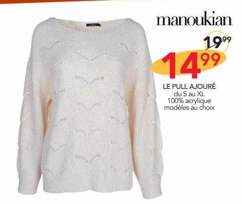 le pull ajouré manoukian