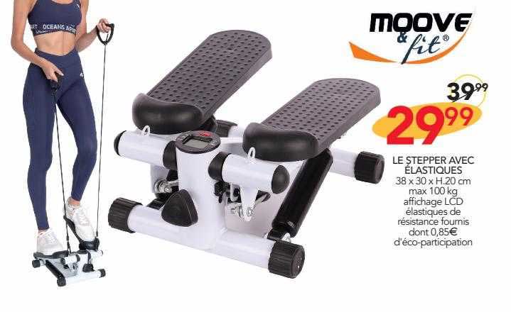 le stepper avec élastiques moove & fit