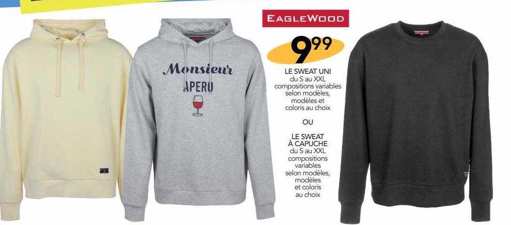 Le Sweat Uni Ou Le Sweat à Capuche