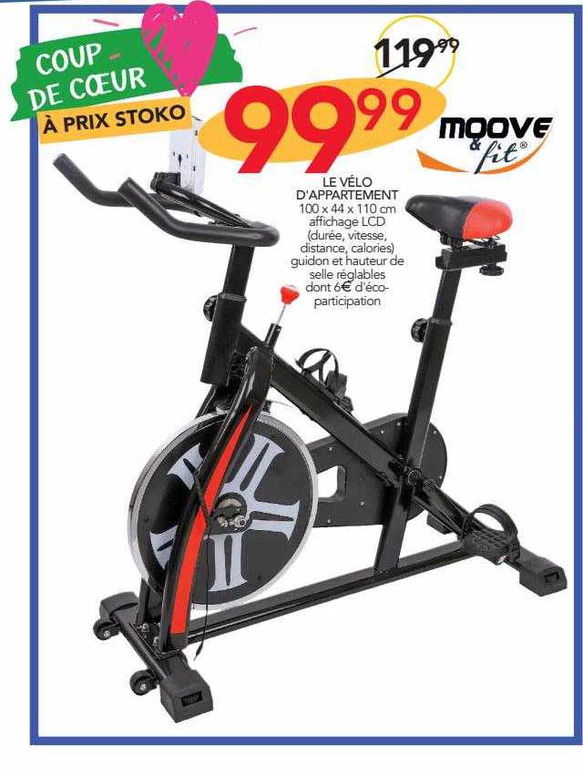 le vélo d'appartement moove & fit