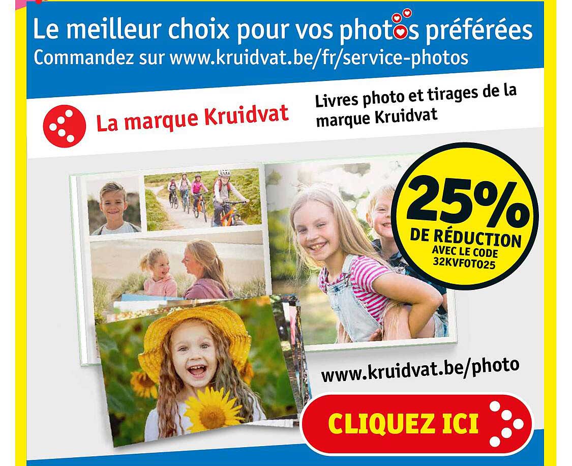 livre photo et tirages de la marquer kruidvat