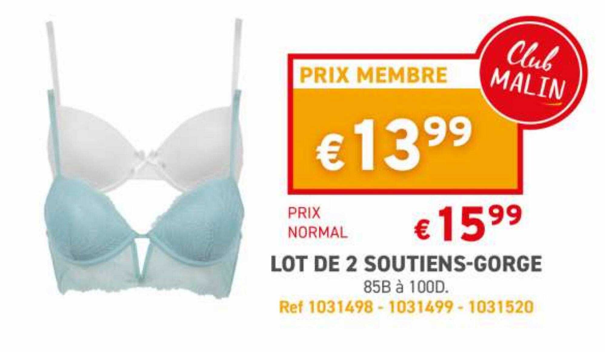 lot de 2 soutiens-gorge