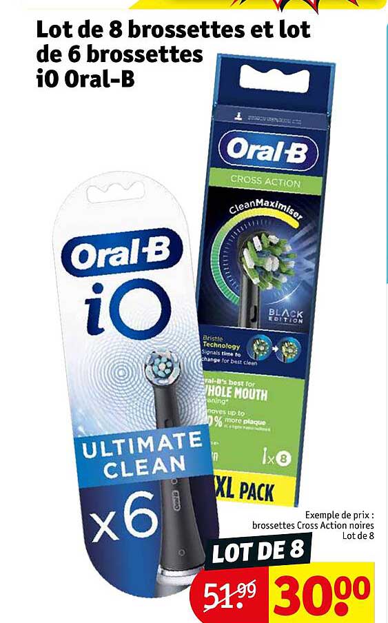 Lot De 8 Brossettes Et Lot De 6 Brossettes I0 Oral-b