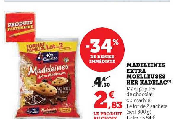 Madeleines Extra Moelleuses Ker Kadélac