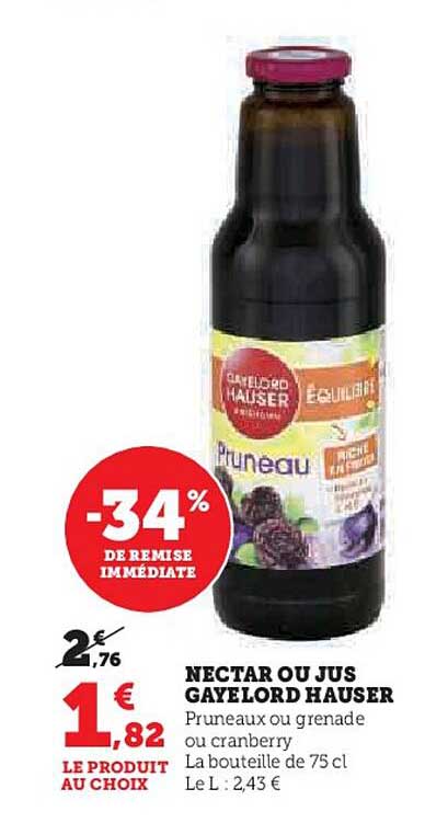 nectar ou jus gayelord hauser