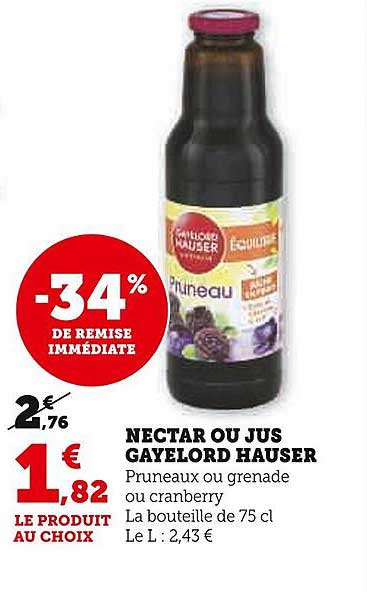 nectar ou jus gaylord hauser