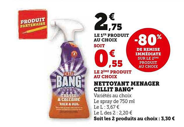 nettoyant ménager cillit bang