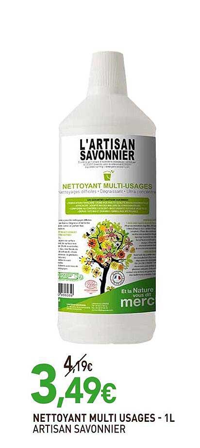 nettoyant multi usages artisan savonnier - 1 l