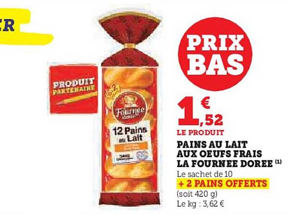 pains au lait aux œufs frais la fournée dorée