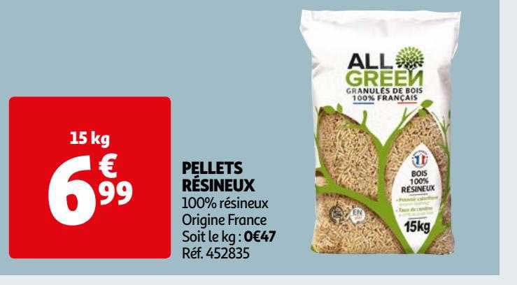 pellets résineux