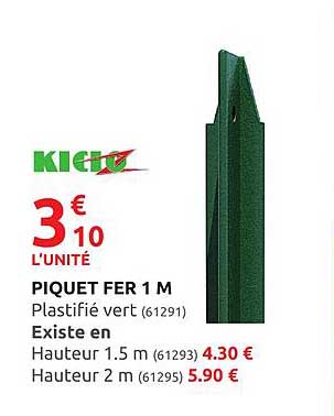 piquet fer 1m kidoz