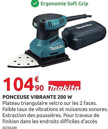 ponceuse vibrante 200w makita