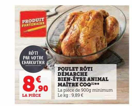 poulet rôti démarche bien-être animal maître coq