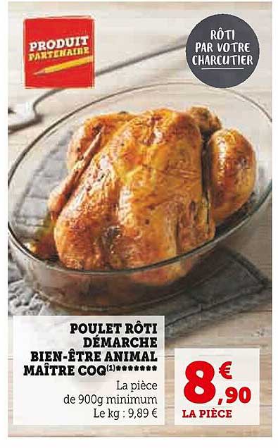 poulet rôti démarche bien-être animal maître coq