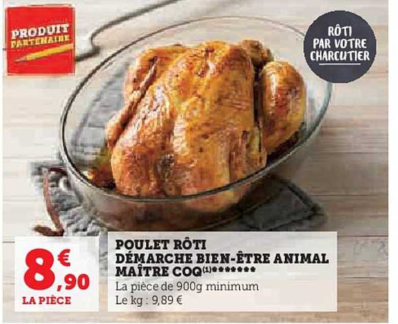 poulet rôti démarche bien-être animal maître coq