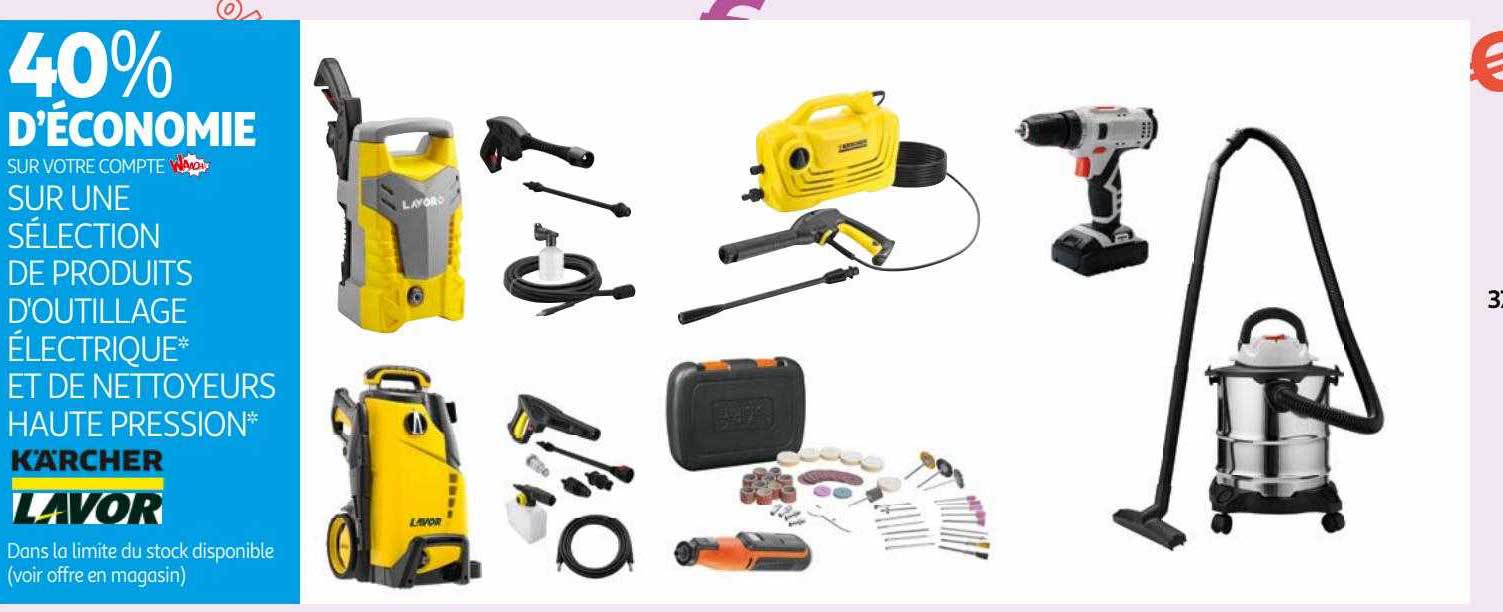 produits d'outillage électrique et de nettoyeurs haute pression kärcher lavor