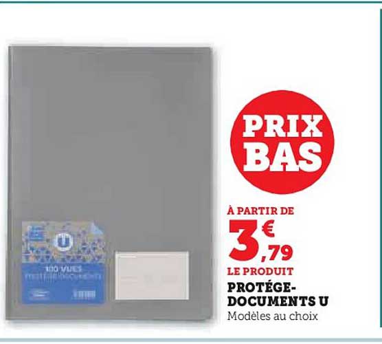 protège-documents u