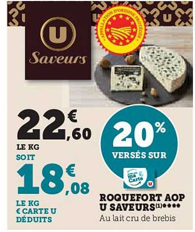 Roquefort Aop U Saveurs