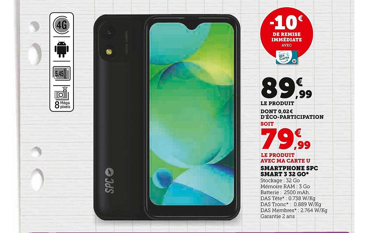 Smartphone Spc Smart 3 32 Go