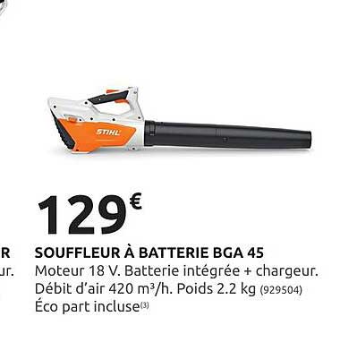 souffleur à batterie bga 45