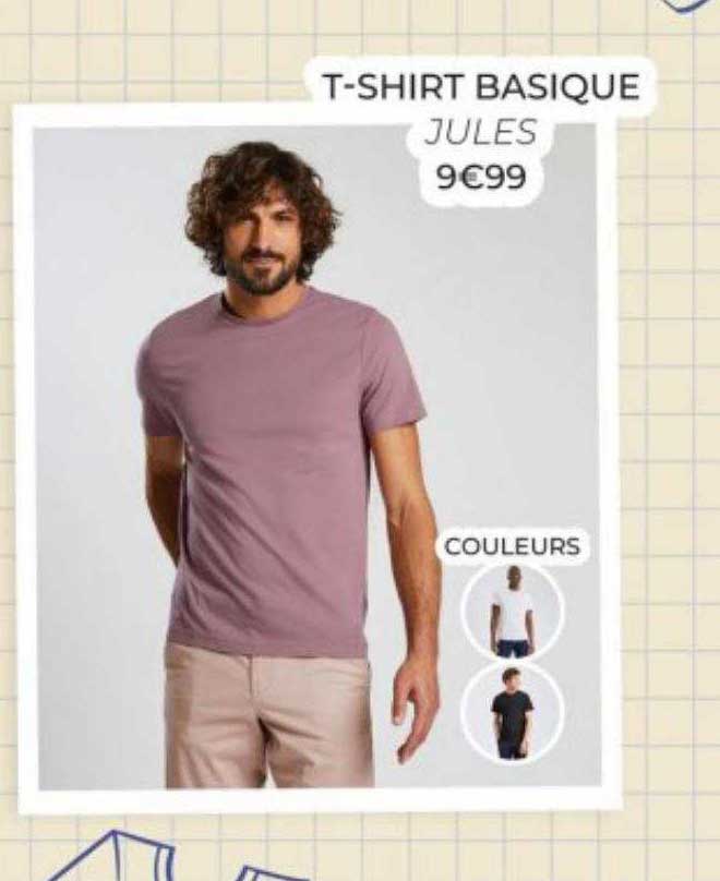 t-shirt basique jules
