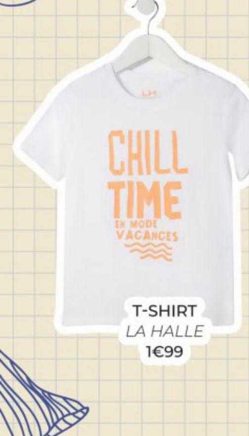 t-shirt la halle
