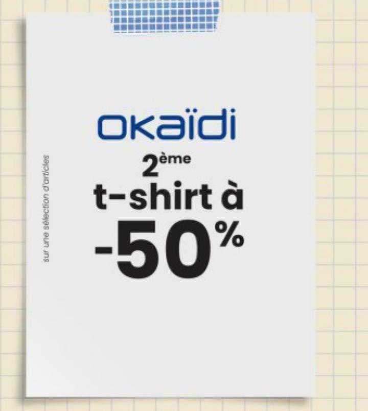 t-shirt okaïdi